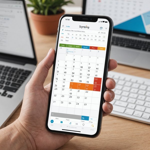 Comment utiliser la fonctionnalité de synchronisation du calendrier pour une meilleure organisation quotidienne sur un smartphone ?